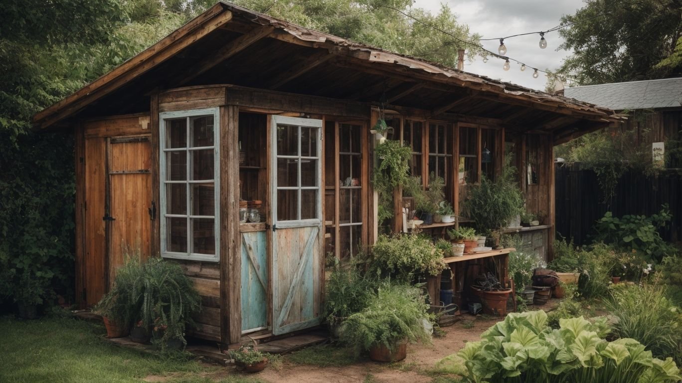 How To Build A Garden Shed From Recycled Materials