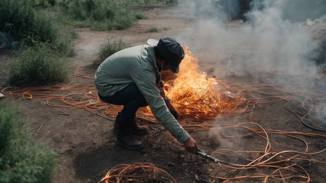 How To Burn Copper Wire For Recycling