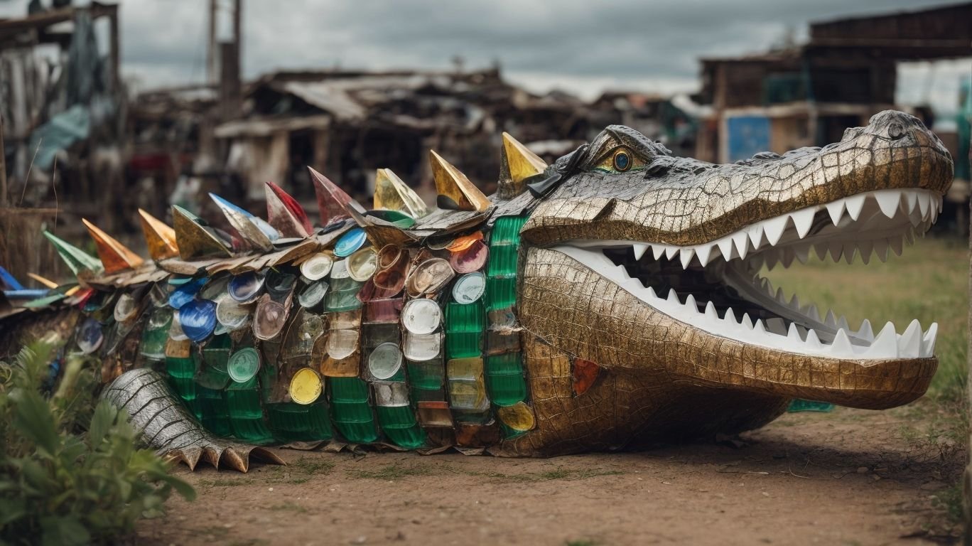 How To Make A Crocodile Out Of Recycled Materials