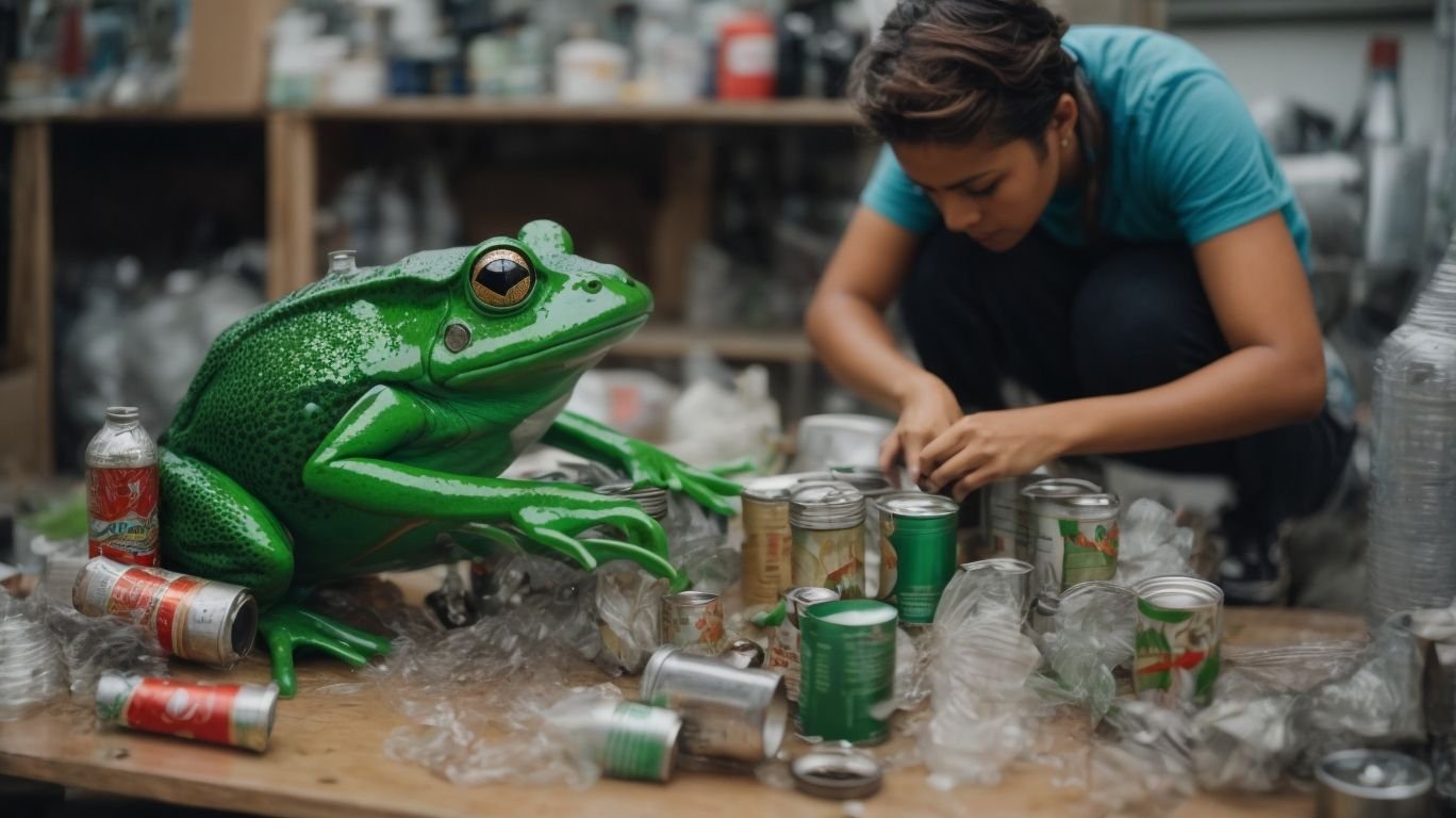How To Make A Frog Out Of Recycled Materials