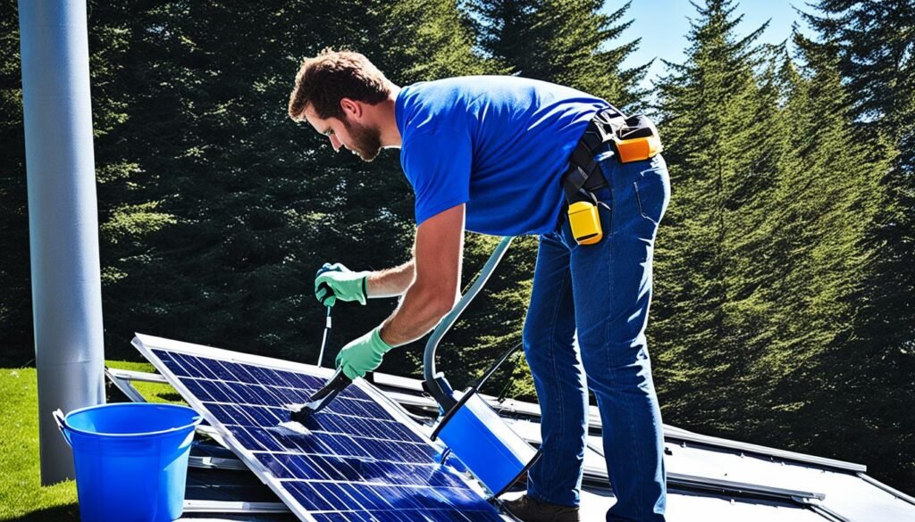 solar panel maintenance tips